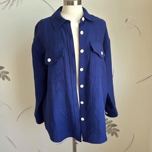 Madewell Spring Shirt Jacket/ Shacket